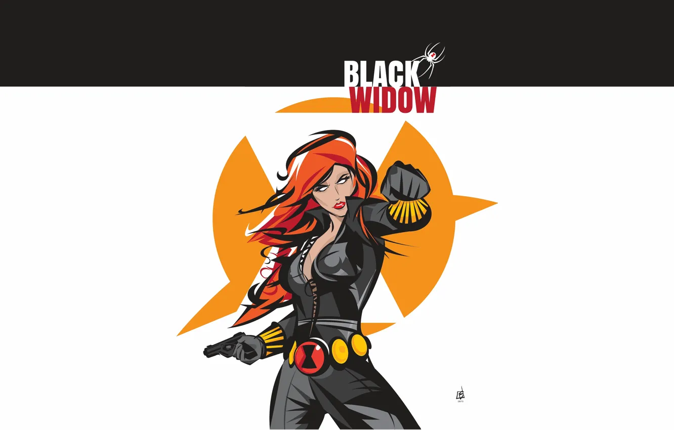 Photo wallpaper Black Widow, Black widow, Natasha