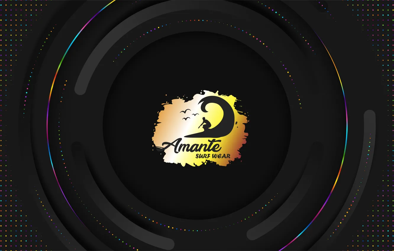 Photo wallpaper logo, LOVER, Abstract