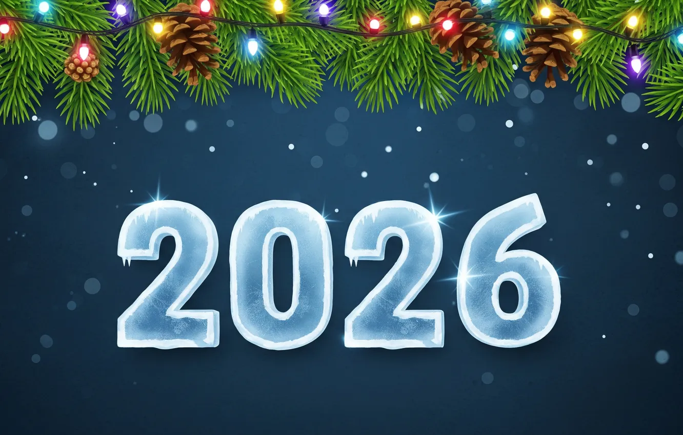 Photo wallpaper background, new year, art, 2026
