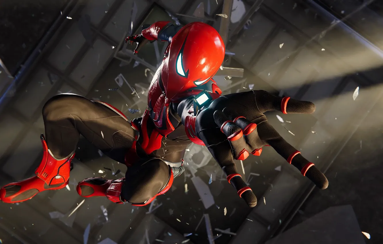 Photo wallpaper pose, the game, spider-man, Spider Man