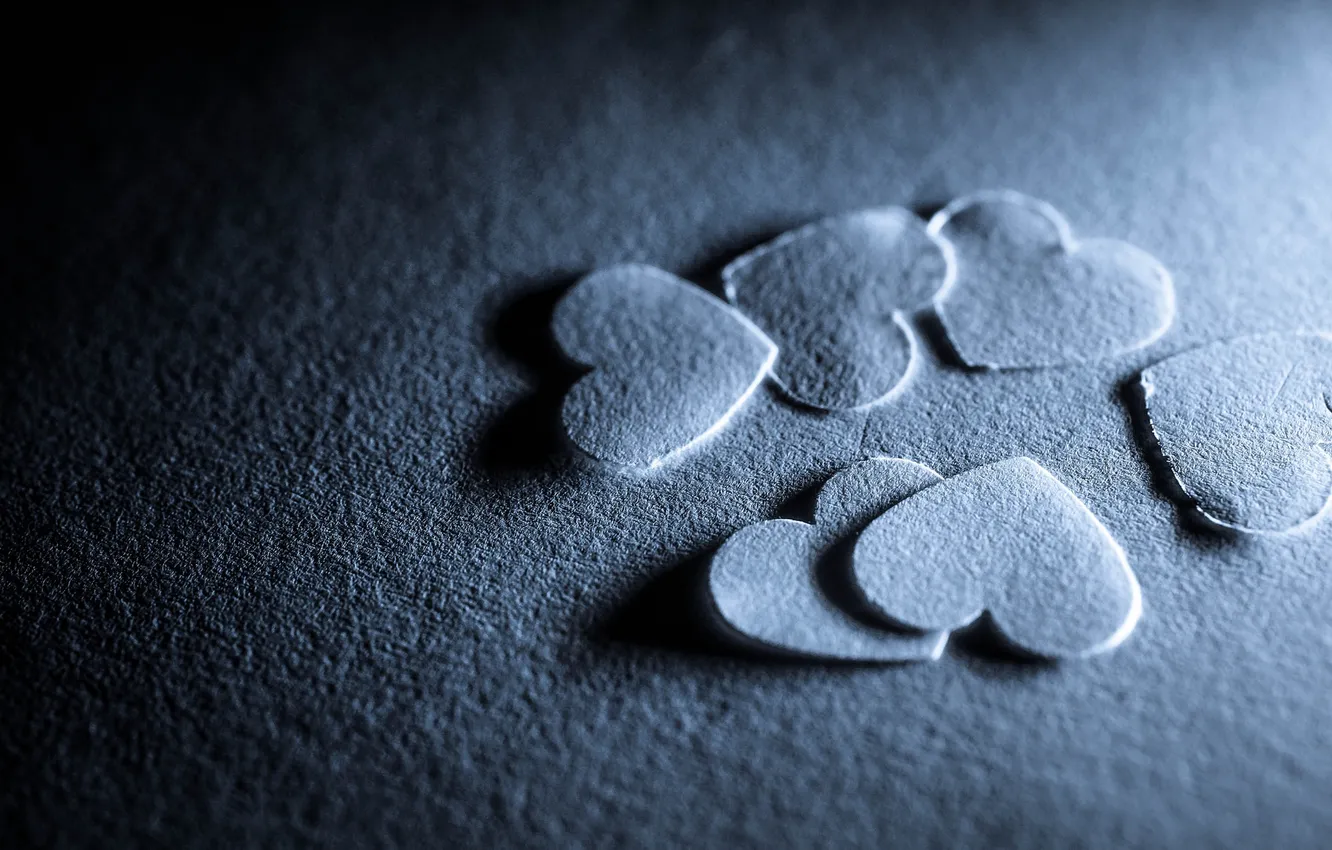 Photo wallpaper macro, mood, heart