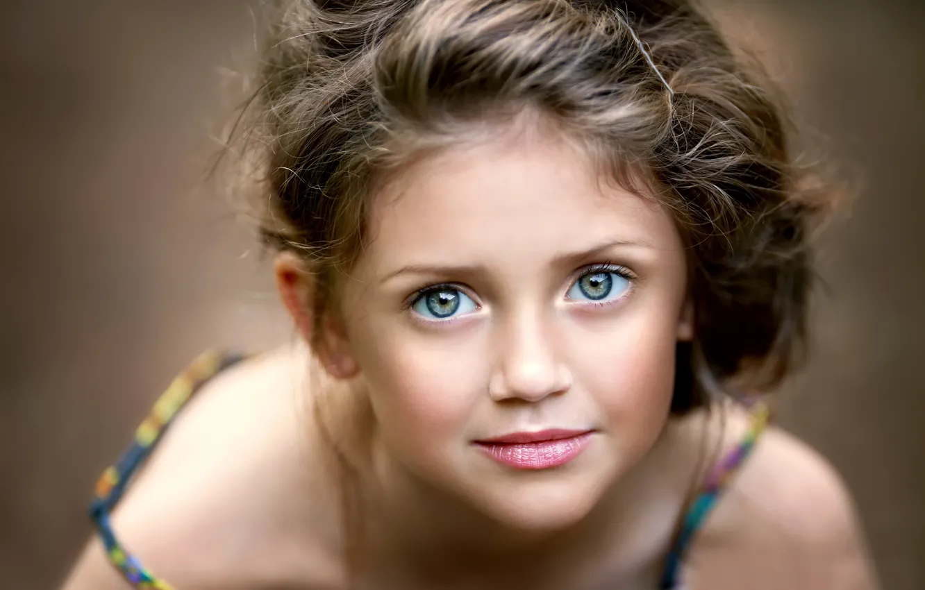 Photo wallpaper look, portrait, girl