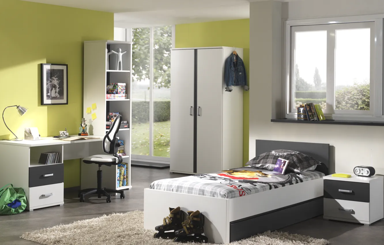 Photo wallpaper design, style, room, interior, children's