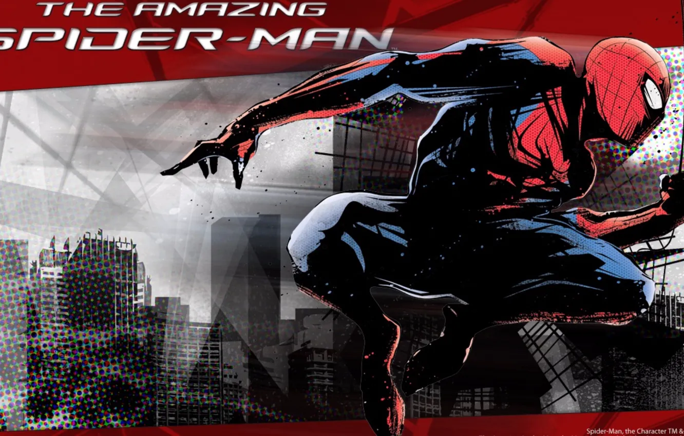 Photo wallpaper city, New York, film, Spider Man, the amazing spider man
