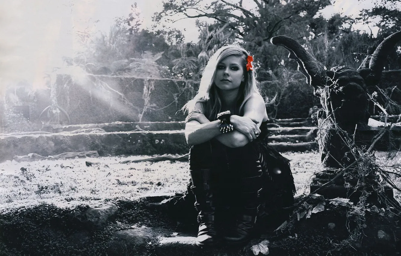 Photo wallpaper photo, model, spirit, advertising, actress, photographer, black and white, singer