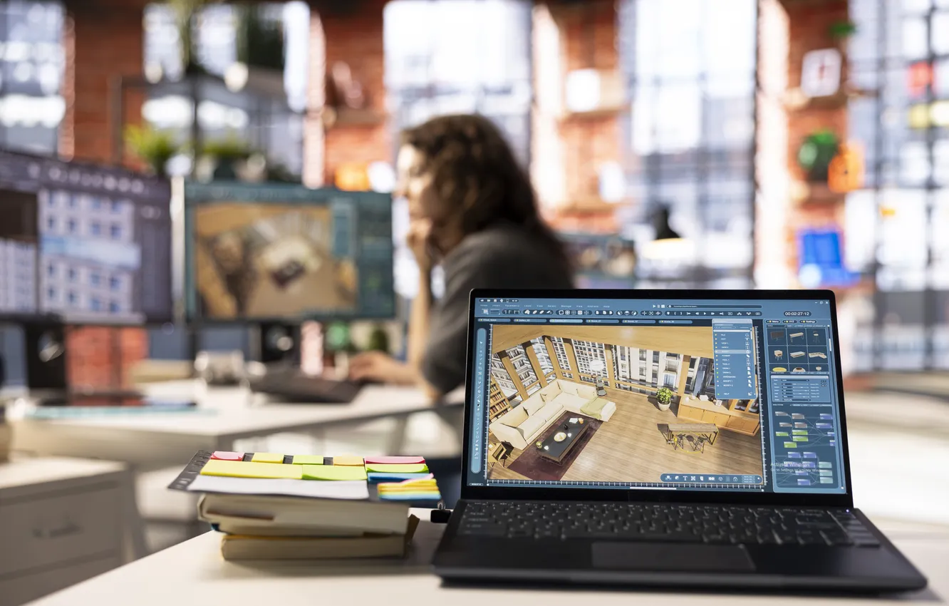 Photo wallpaper woman, creative, professional, work, Designer, Freelancer