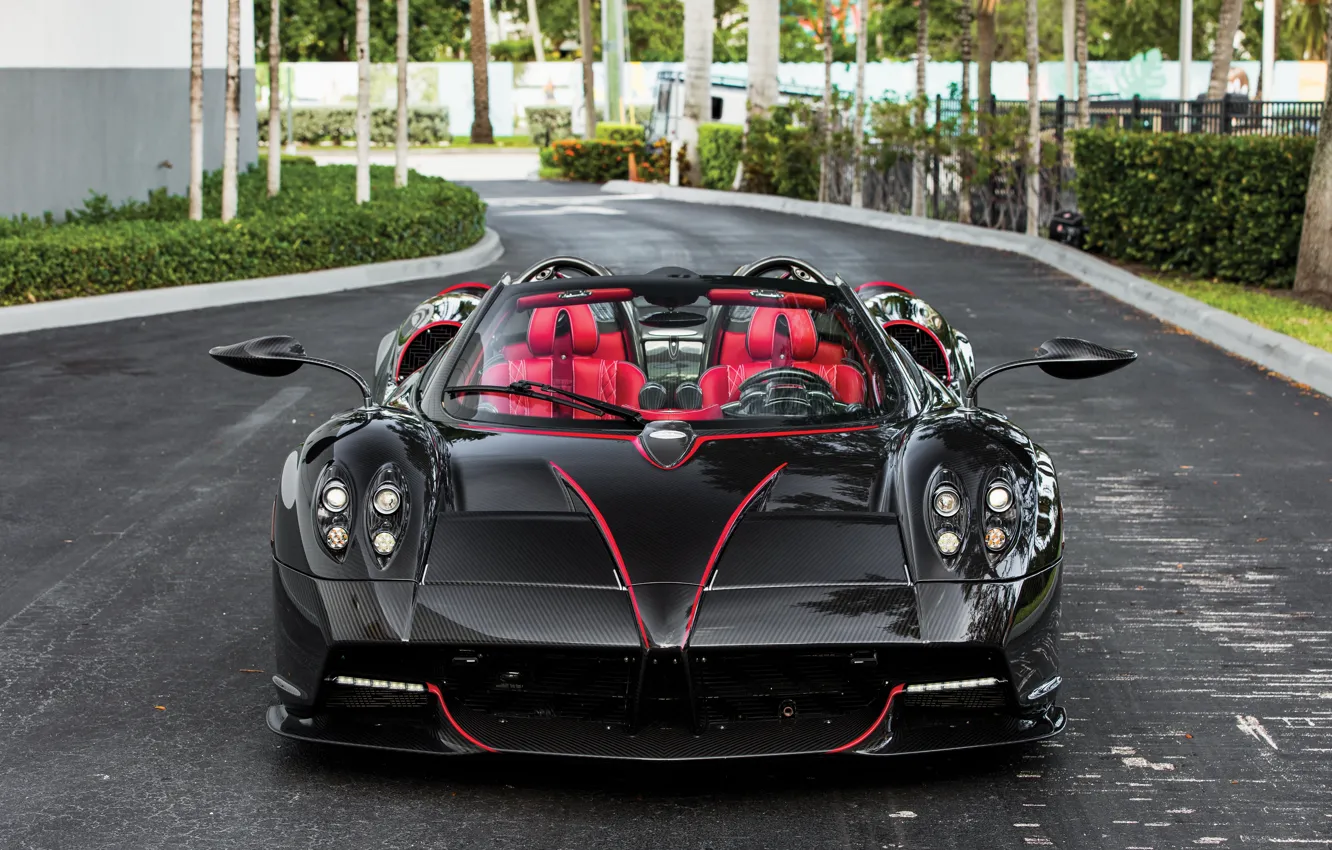 Photo wallpaper Pagani, Front, To huayr, Pagani Huayra Roadster