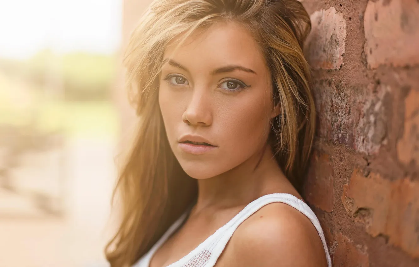 Photo wallpaper look, portrait, bokeh