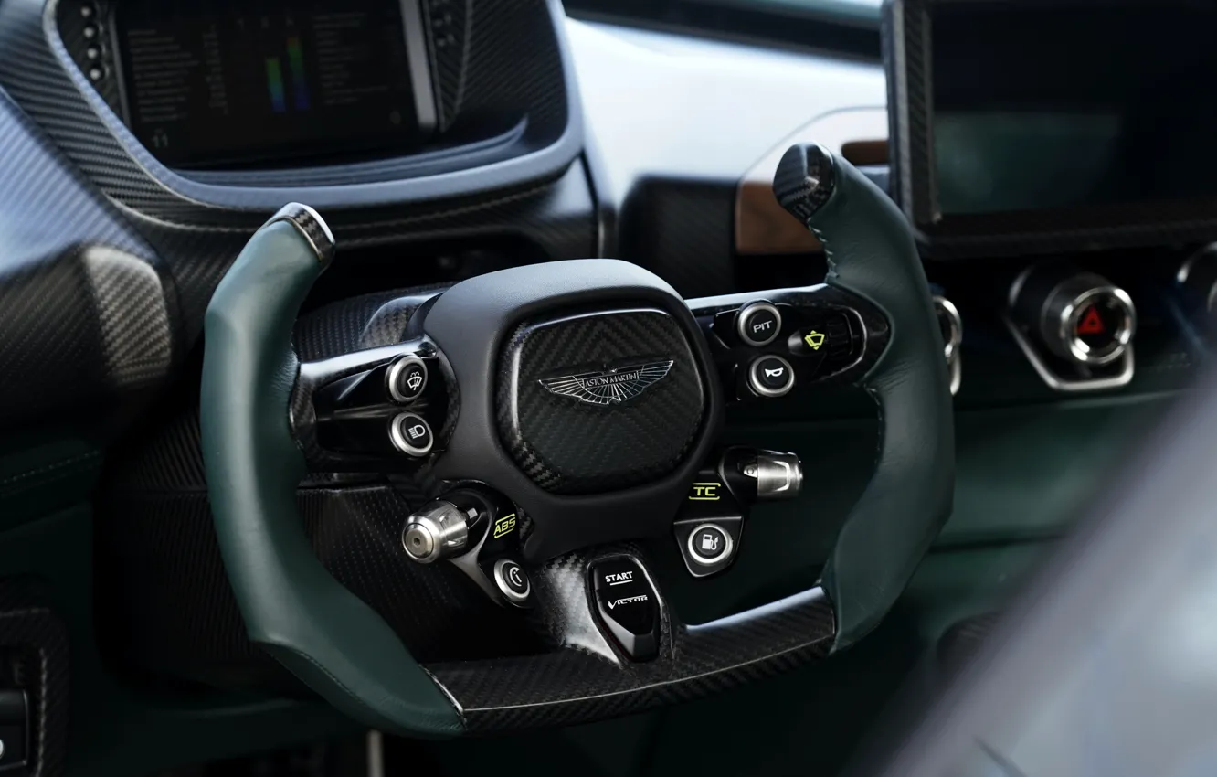 Photo wallpaper Aston Martin, coupe, the wheel, V12, Victor, 2020