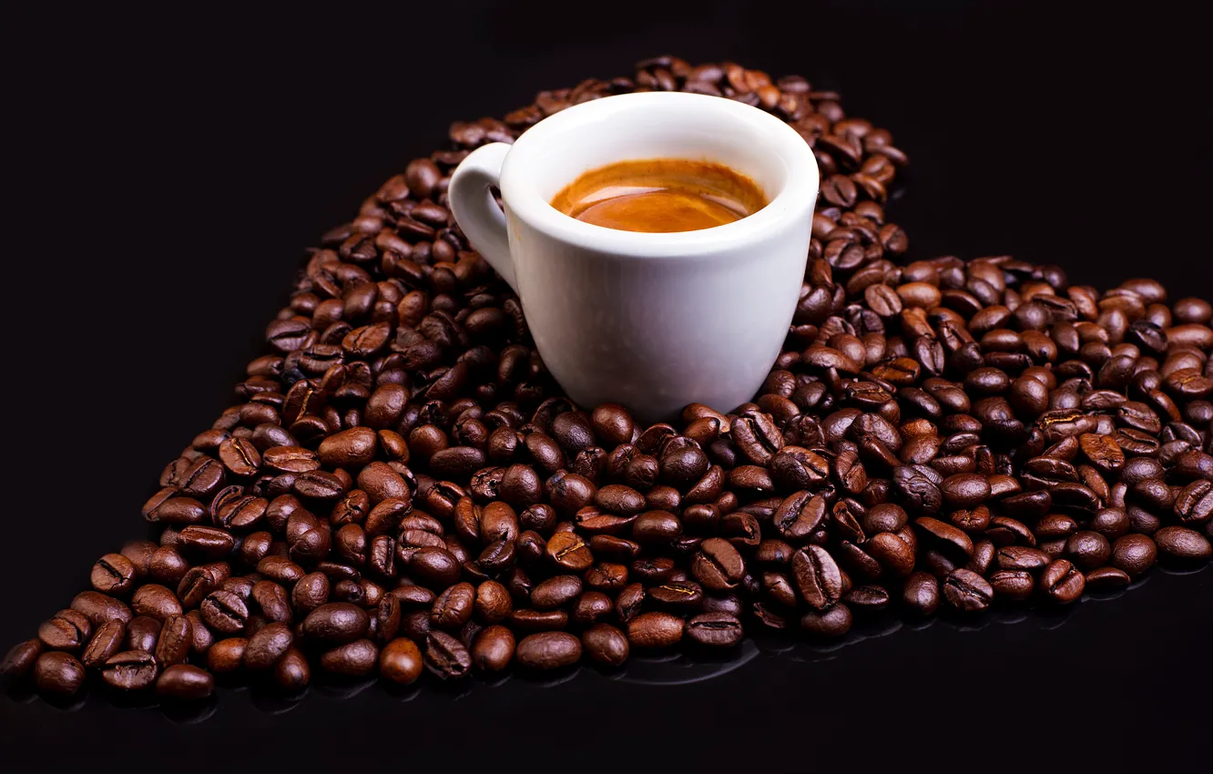 Photo wallpaper Coffee, Drink, Coffee beans