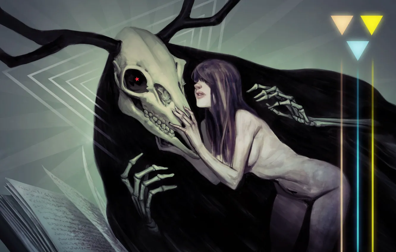 Photo wallpaper girl, monster, Superbrothers: Sword &amp; Sworcery EP