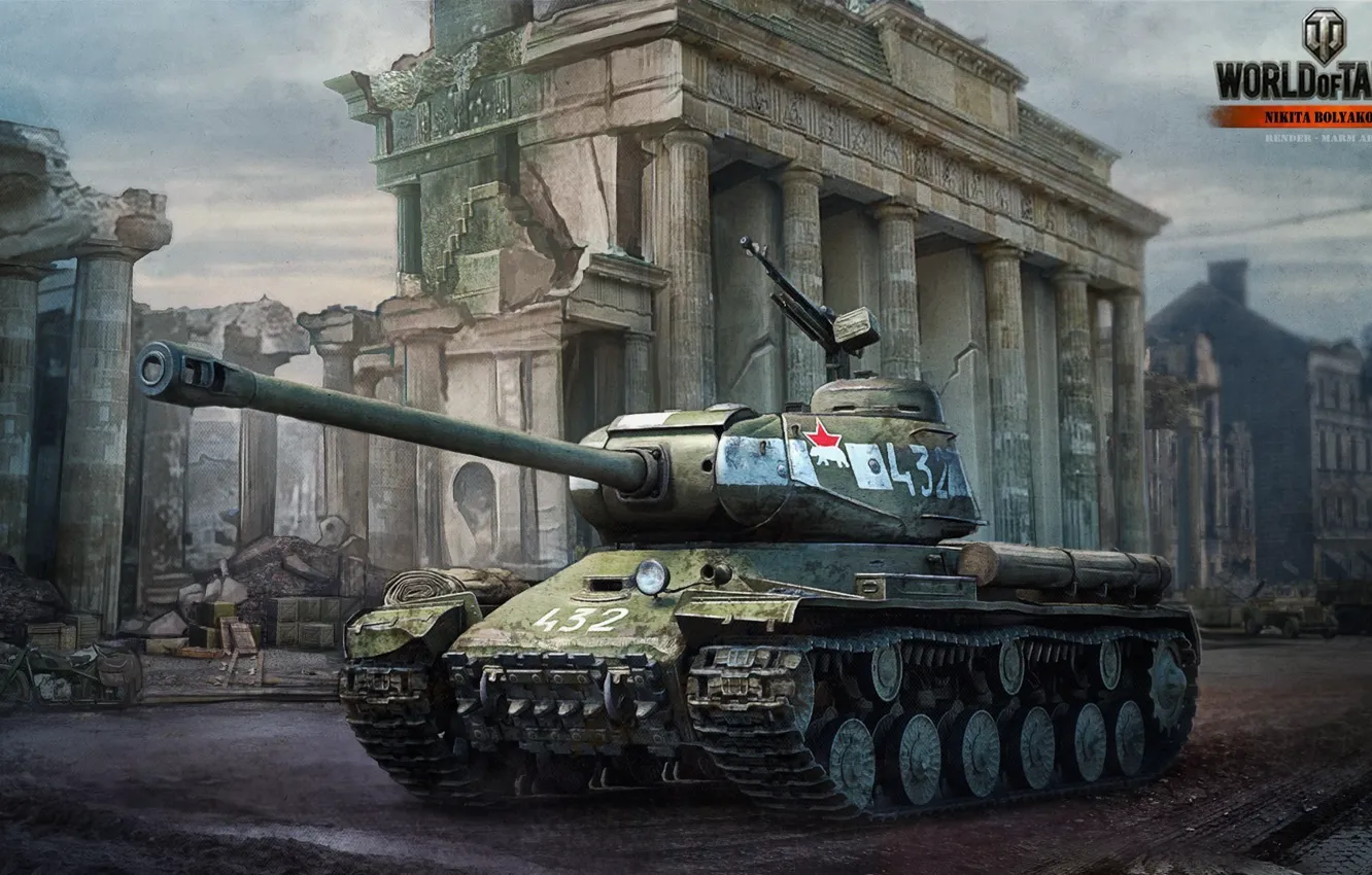 Photo wallpaper Tank, The is-2, Tank, World of Tanks