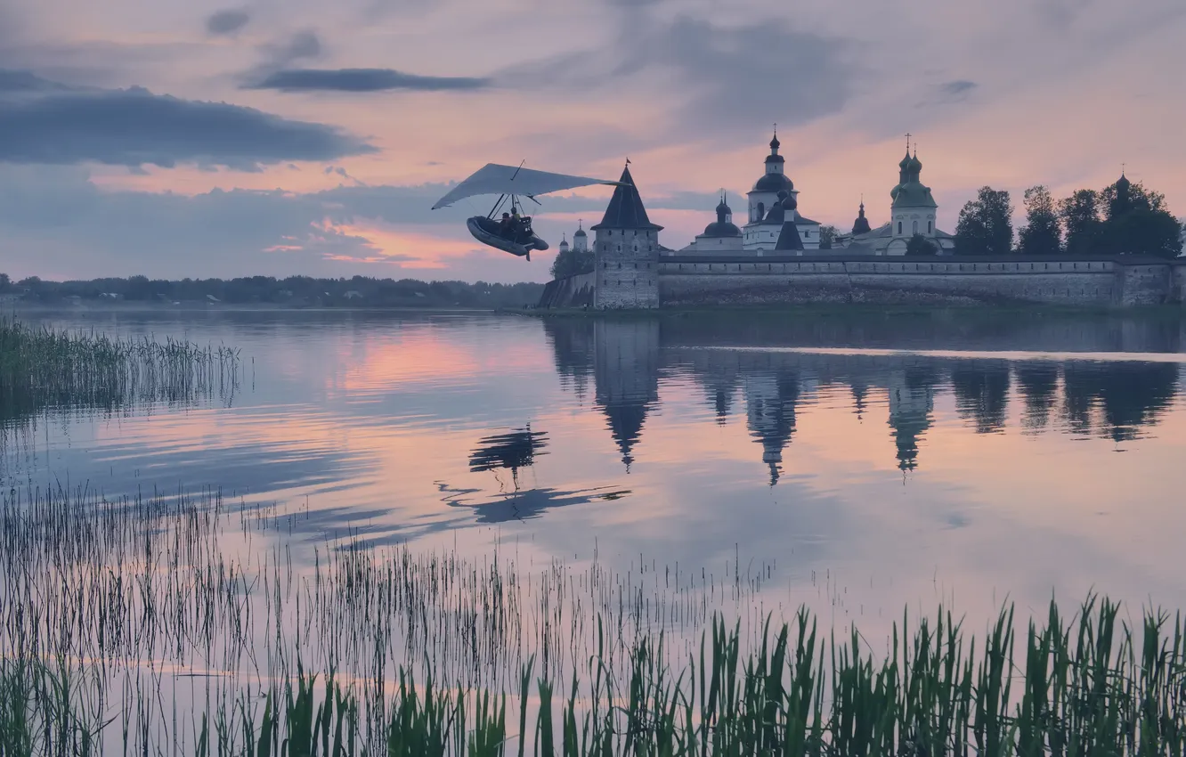 Photo wallpaper Church, Church, Vologda oblast, Maxim Evdokimov, Kirillo-Belozersky monastery