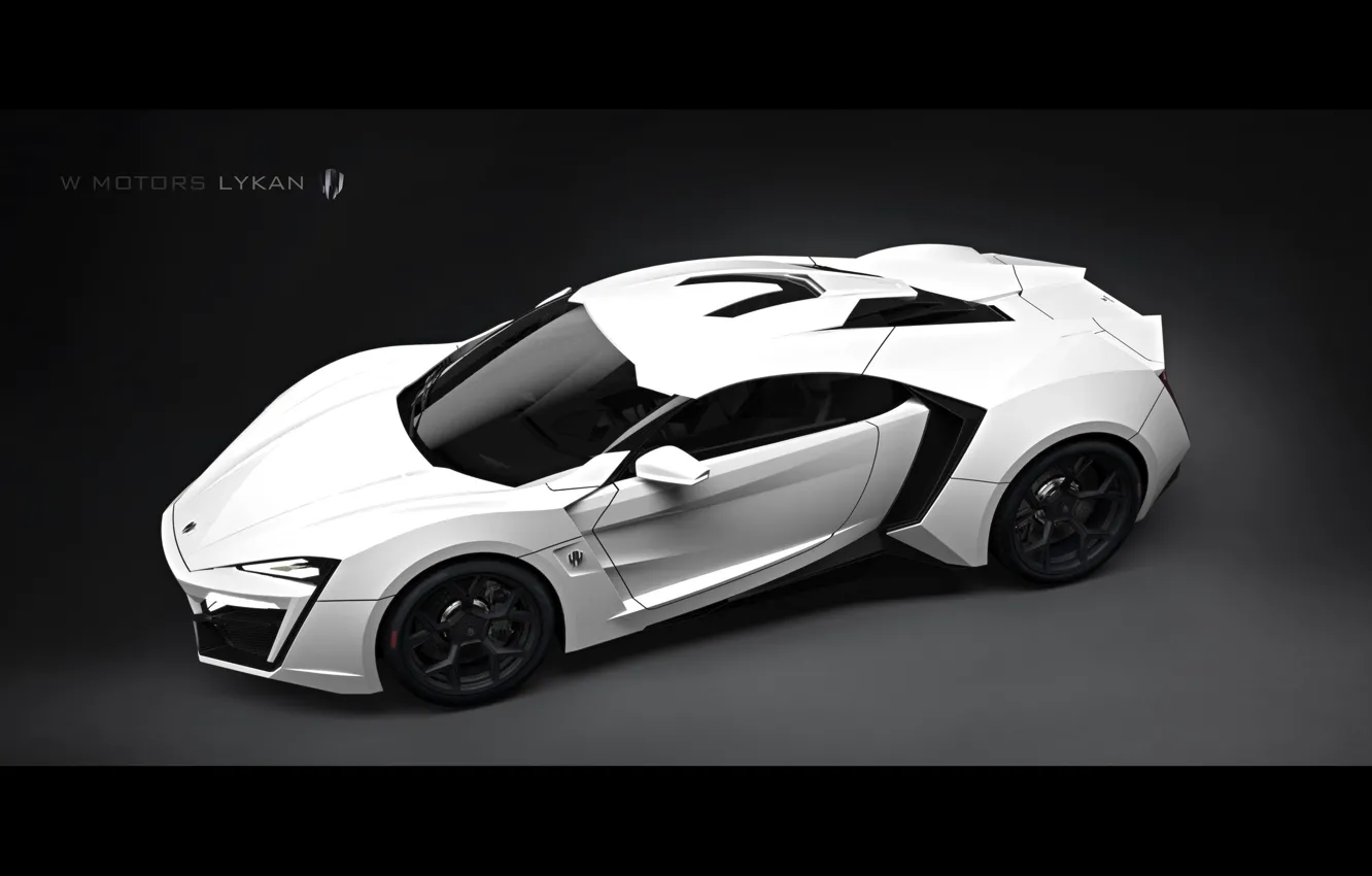 Photo wallpaper white, supercar, render, Lykan Hypersport, HyperSport, Lykan, hd, V Motors Lykan HyperSpord