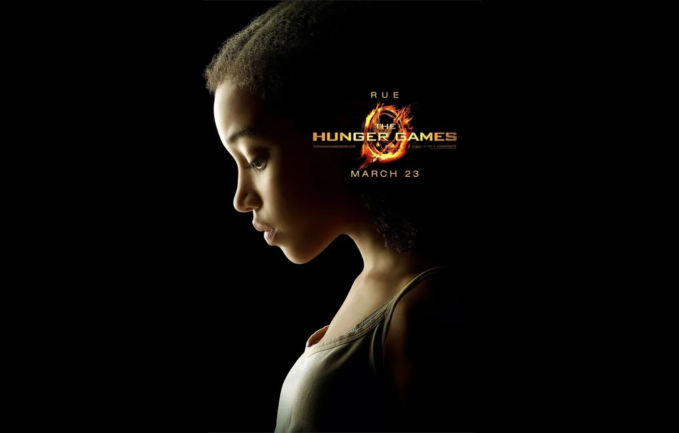 Photo wallpaper face, the film, The hunger games, The Hunger Games, amandla Stenberg, amandla Stenberg