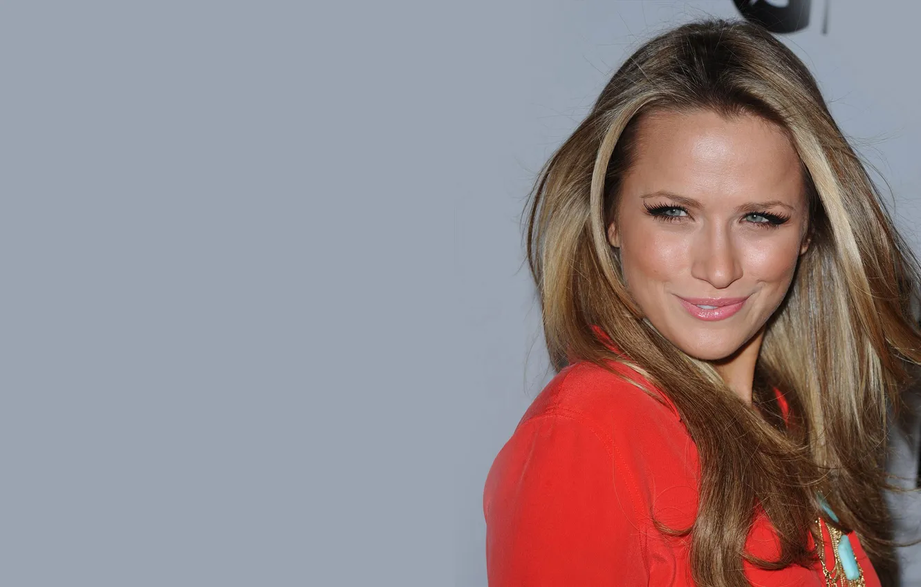 Photo wallpaper look, smile, model, actress, Shantel VanSanten
