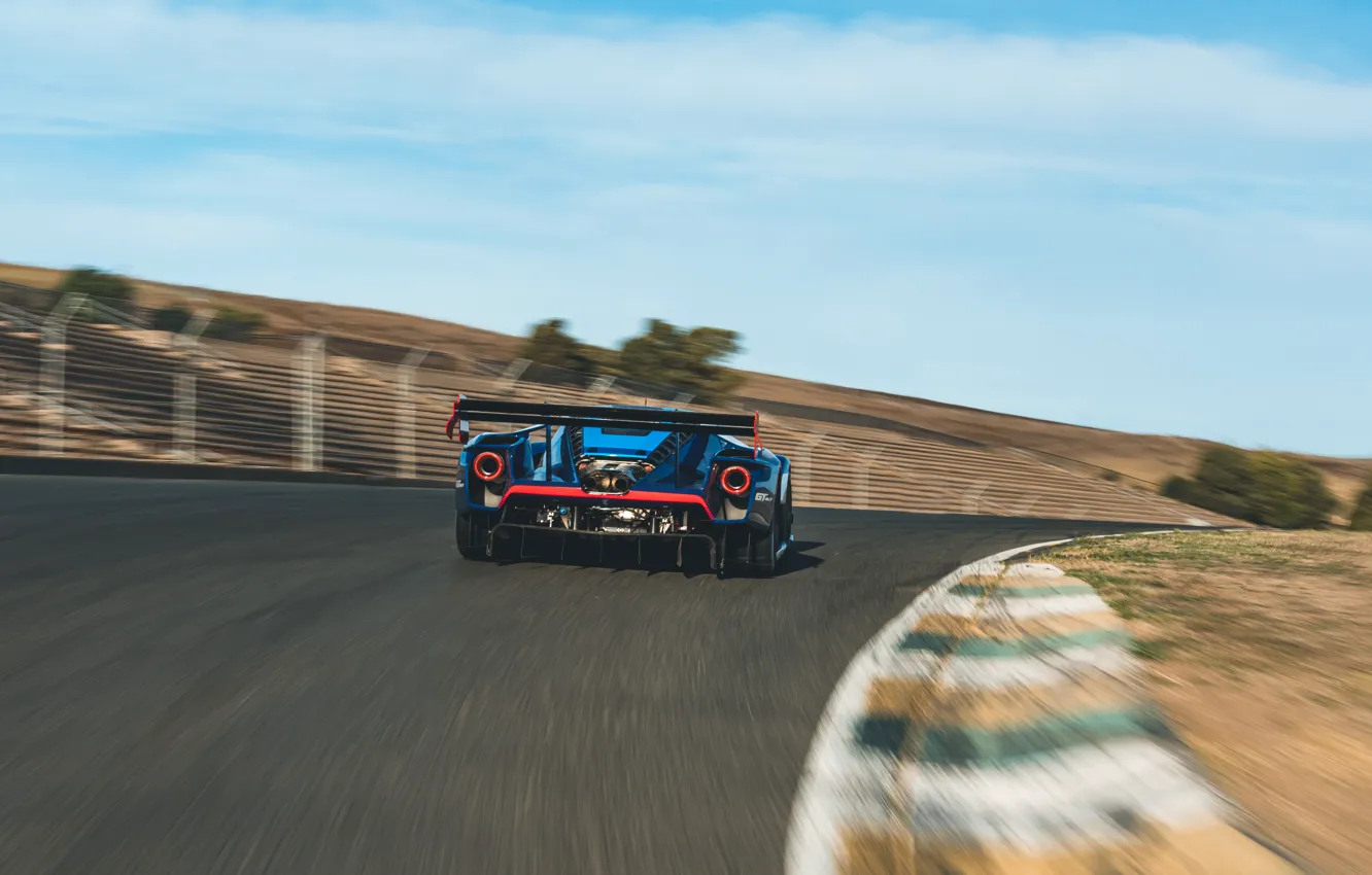 Photo wallpaper Ford, rear view, GT, 2023, Ford GT Mk IV