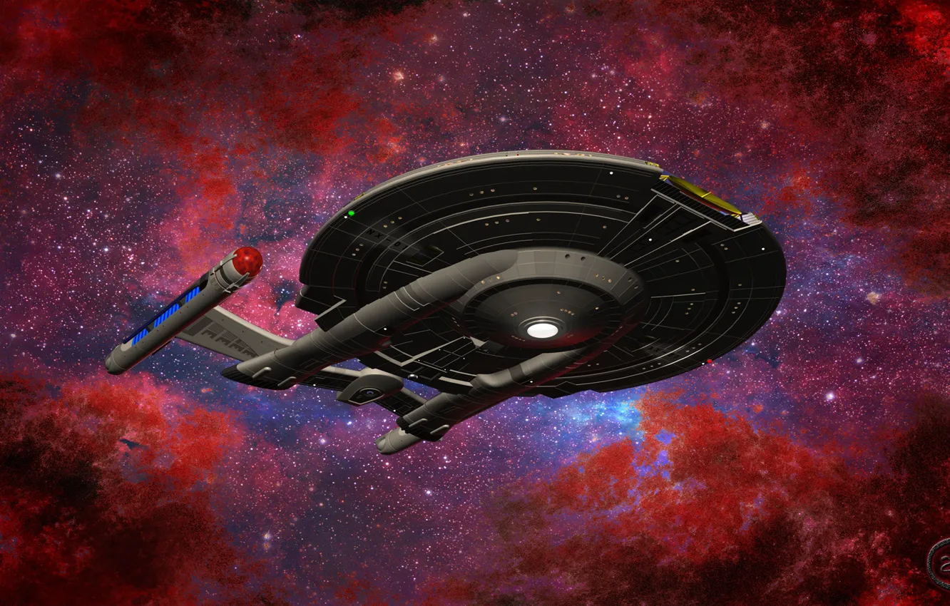 Photo wallpaper space, ship, space