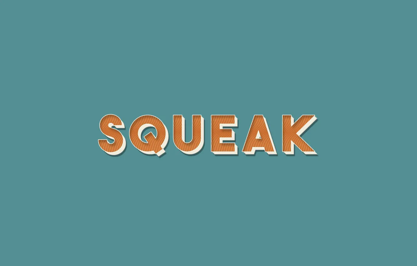 Photo wallpaper blue, minimalism, turquoise, Squeak, 5queak, squeak