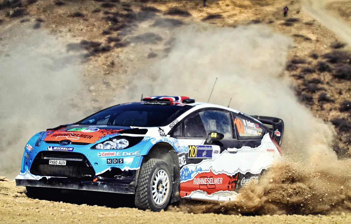 Photo wallpaper machine, auto, race, sport, Ford, Skid, car, Ford