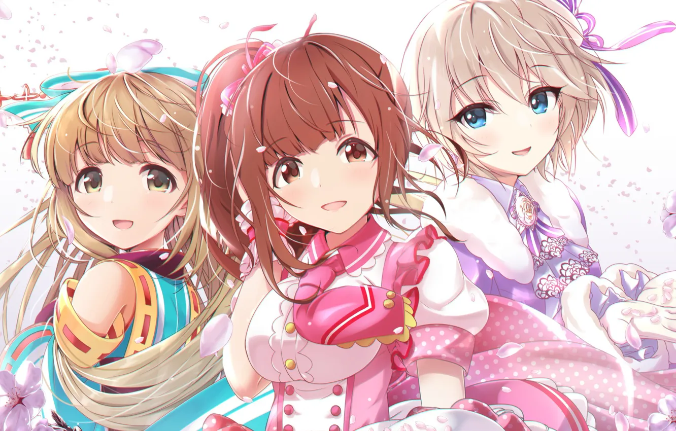 Photo wallpaper group, girl, idols, IdolM@ster