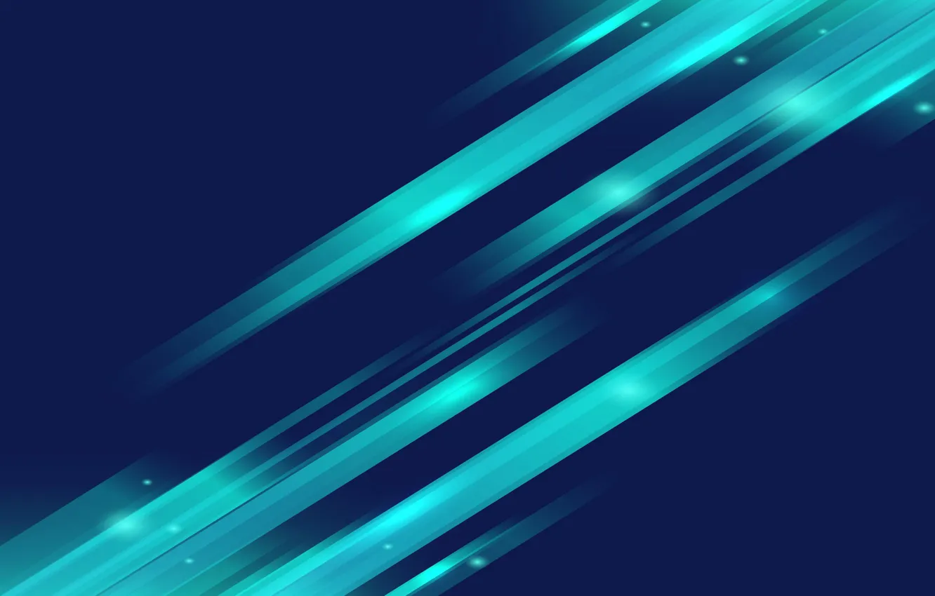 Photo wallpaper line, blue background, the blue line