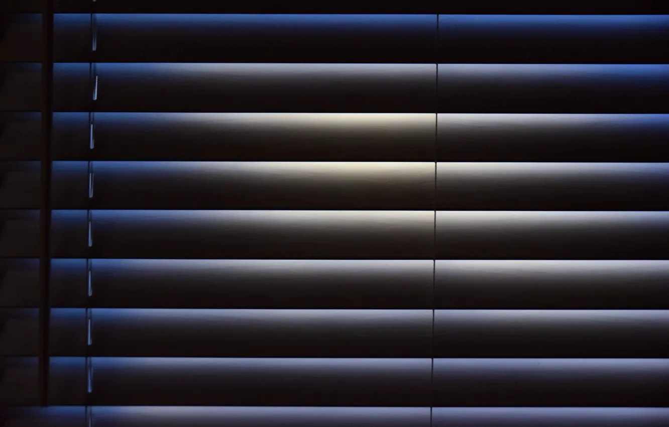 Photo wallpaper light, shadow, window, blinds