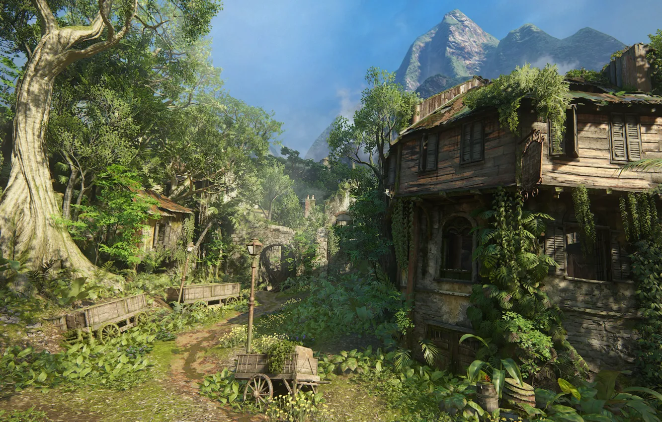 Photo wallpaper Naughty Dog, Playstation 4, Uncharted 4: A Thief's End, Libertaliya