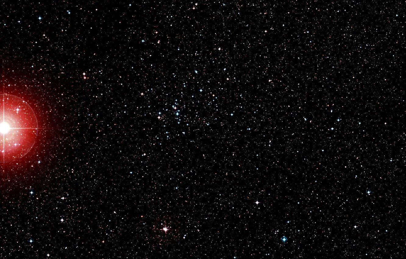 Photo wallpaper Star, Stars, Digitized Sky Survey 2, Vela, THAT, DSS 2, DSS2, VLT, Very Large Telescope, …