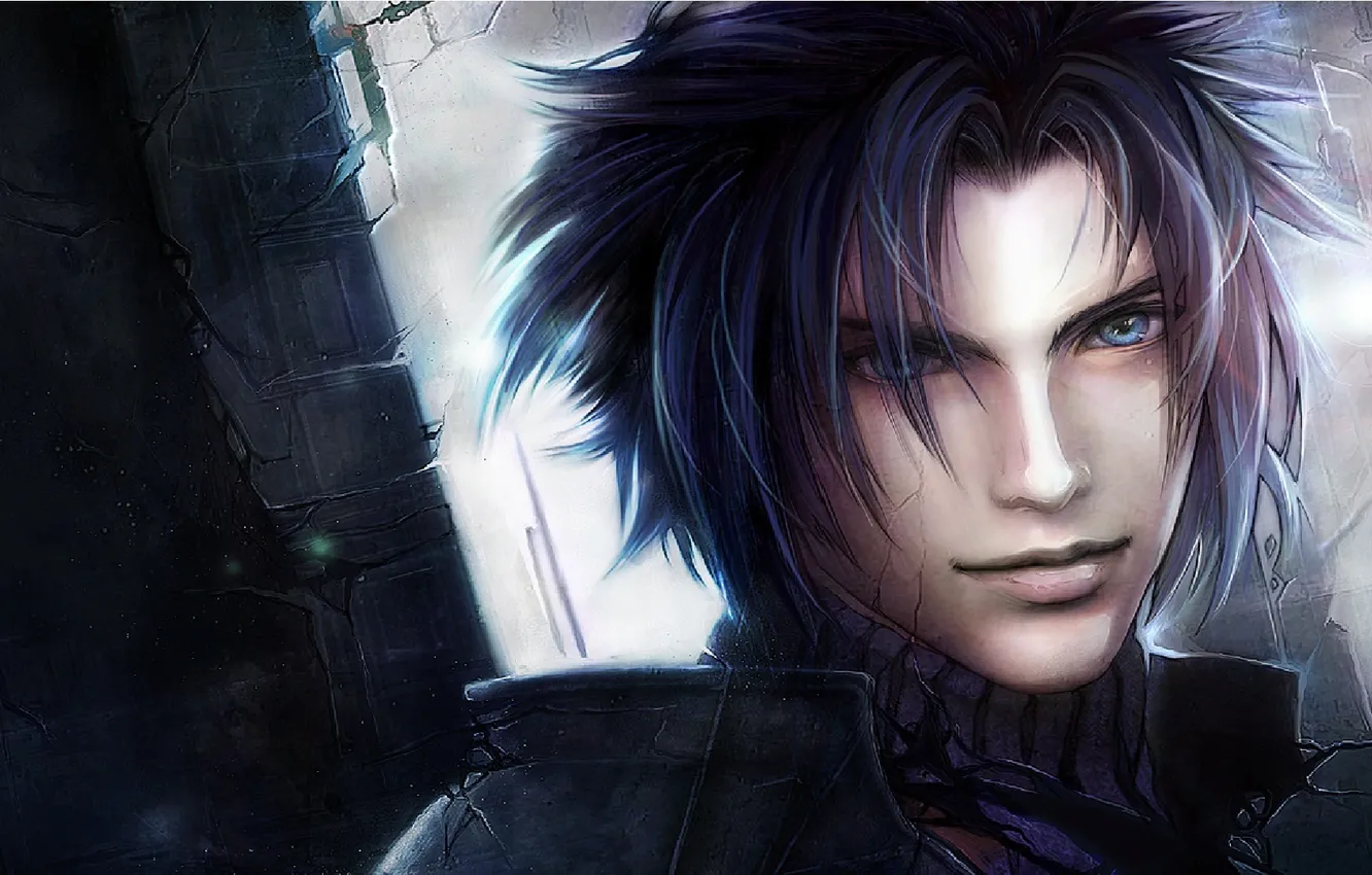 Photo wallpaper look, male, guy, boy, Final Fantasy VII