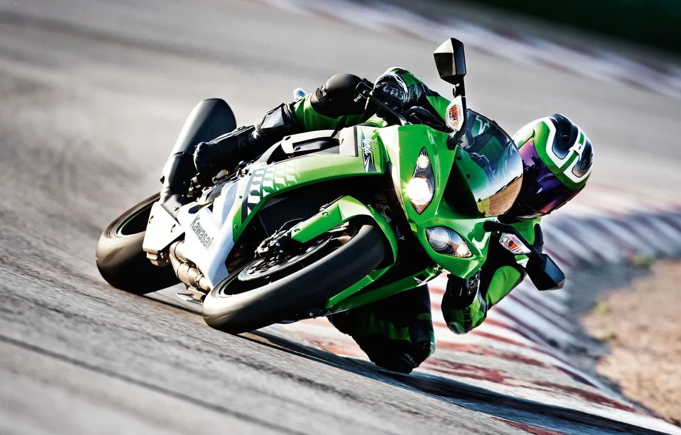 Photo wallpaper sport, people, Kawasaki, 1920x1200, Moto Wallpaper, Ninja ZX-10R, wide wallpapers