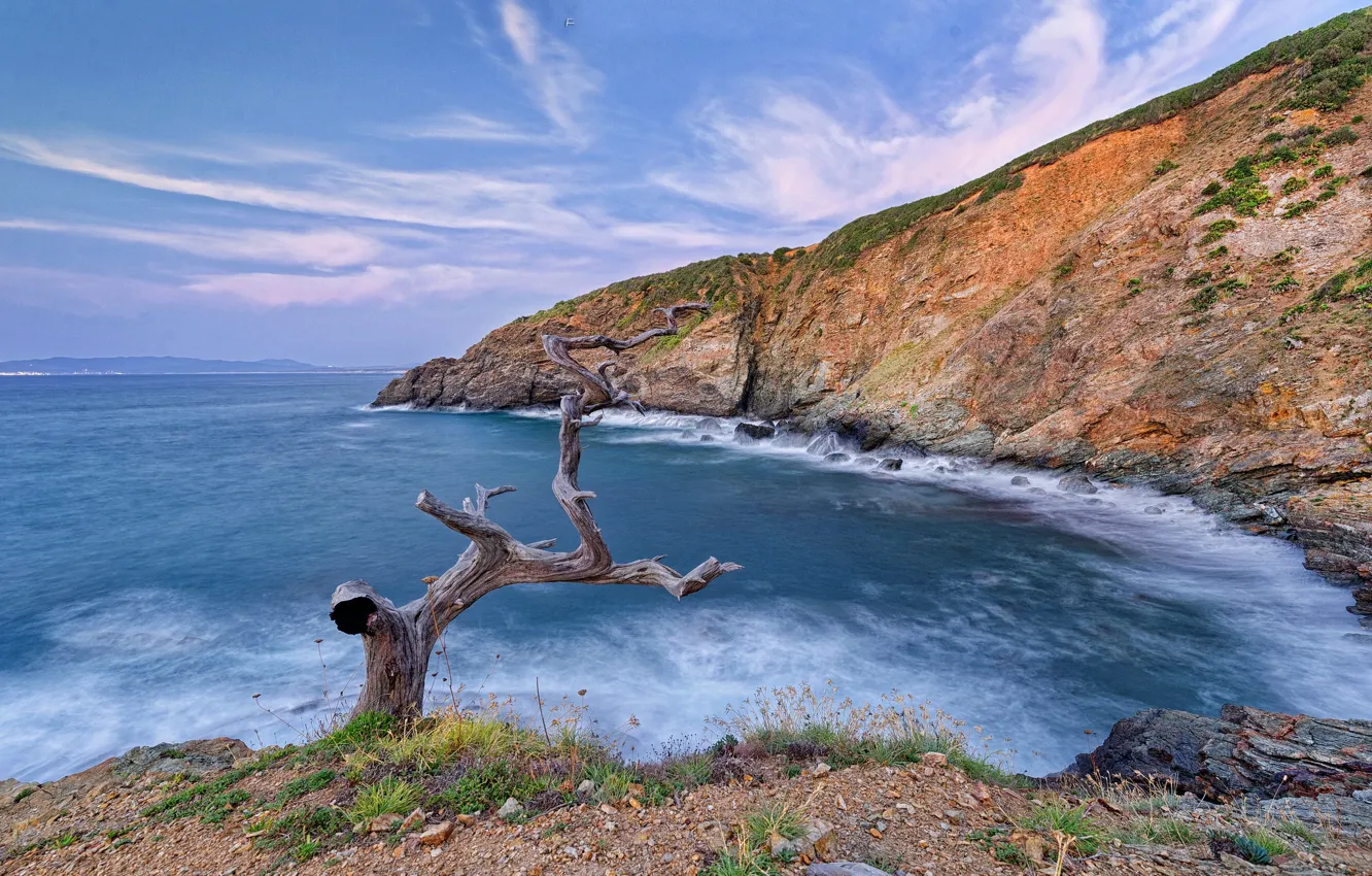 Photo wallpaper landscape, nature, shore, coast, beauty