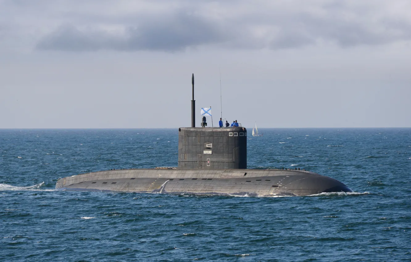Photo wallpaper submarine, boat, underwater, Novorossiysk, diesel