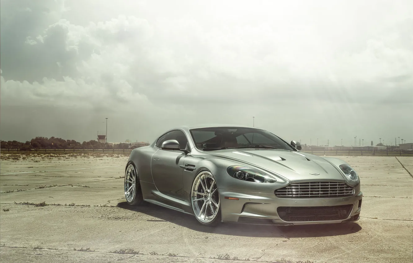 Photo wallpaper Aston Martin, DBS, wheels, adv.1