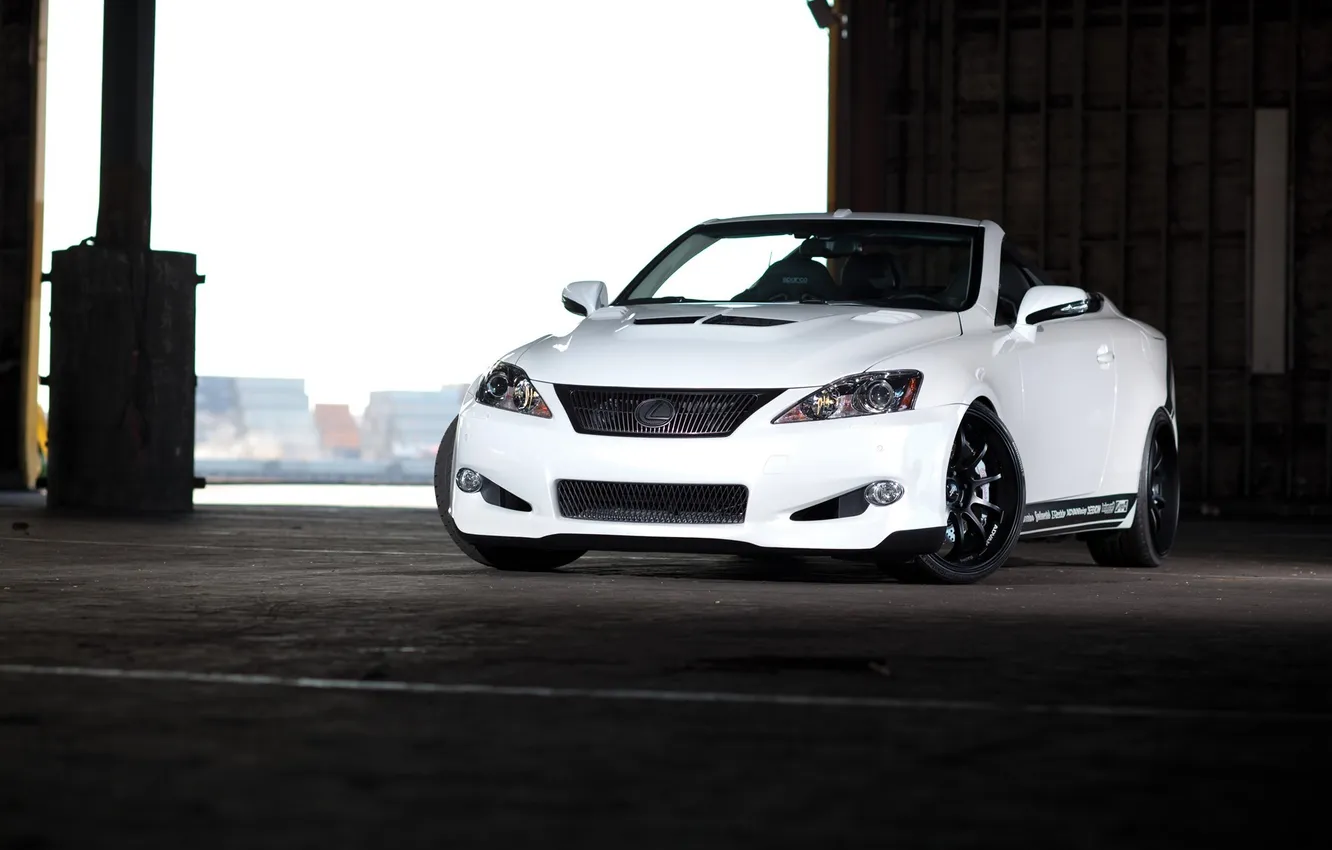 Photo wallpaper machine, white, Lexus, Lexus, car Wallpaper, IS 350C