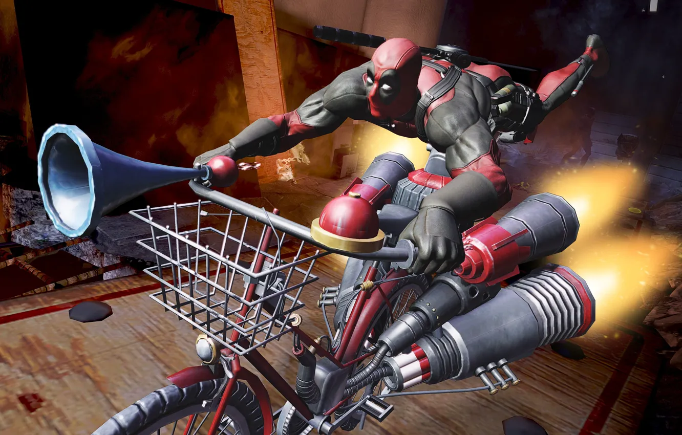 Photo wallpaper the game, game, Deadpool, Marvel, Deadpool, Wade Wilson, Marvel, Wade Wilson