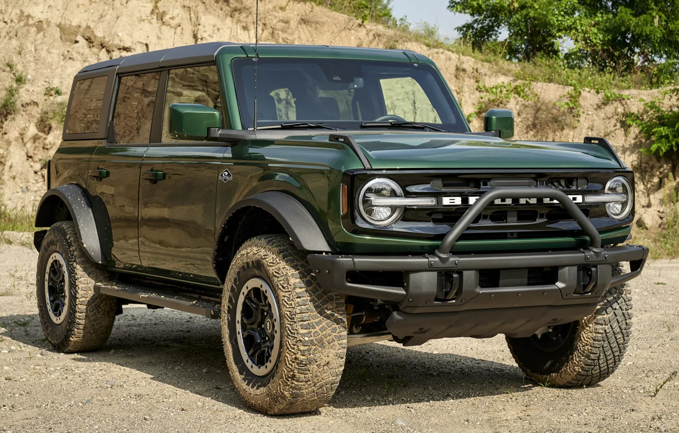 Photo wallpaper power, SUV, Ford, exterior, Ford Bronco, Ford Bronco Outer Banks
