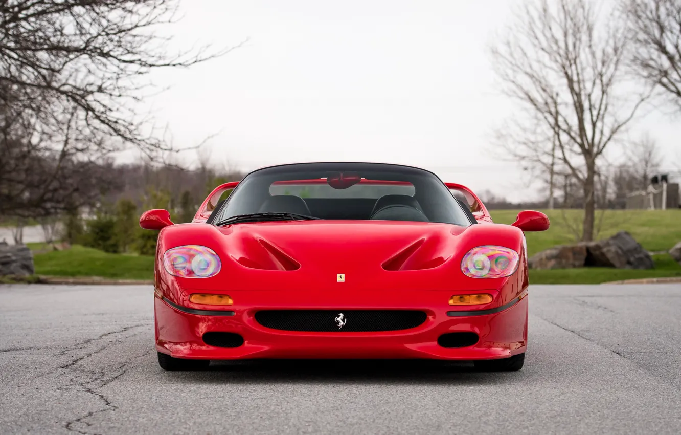 Photo wallpaper Red, F50, Front view