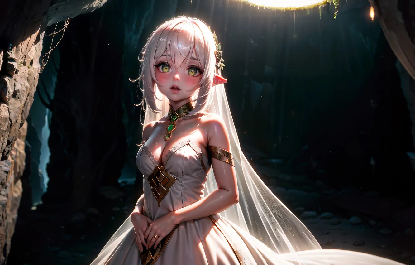 Photo wallpaper light, girl, Genshin Impact, Genshin Impact