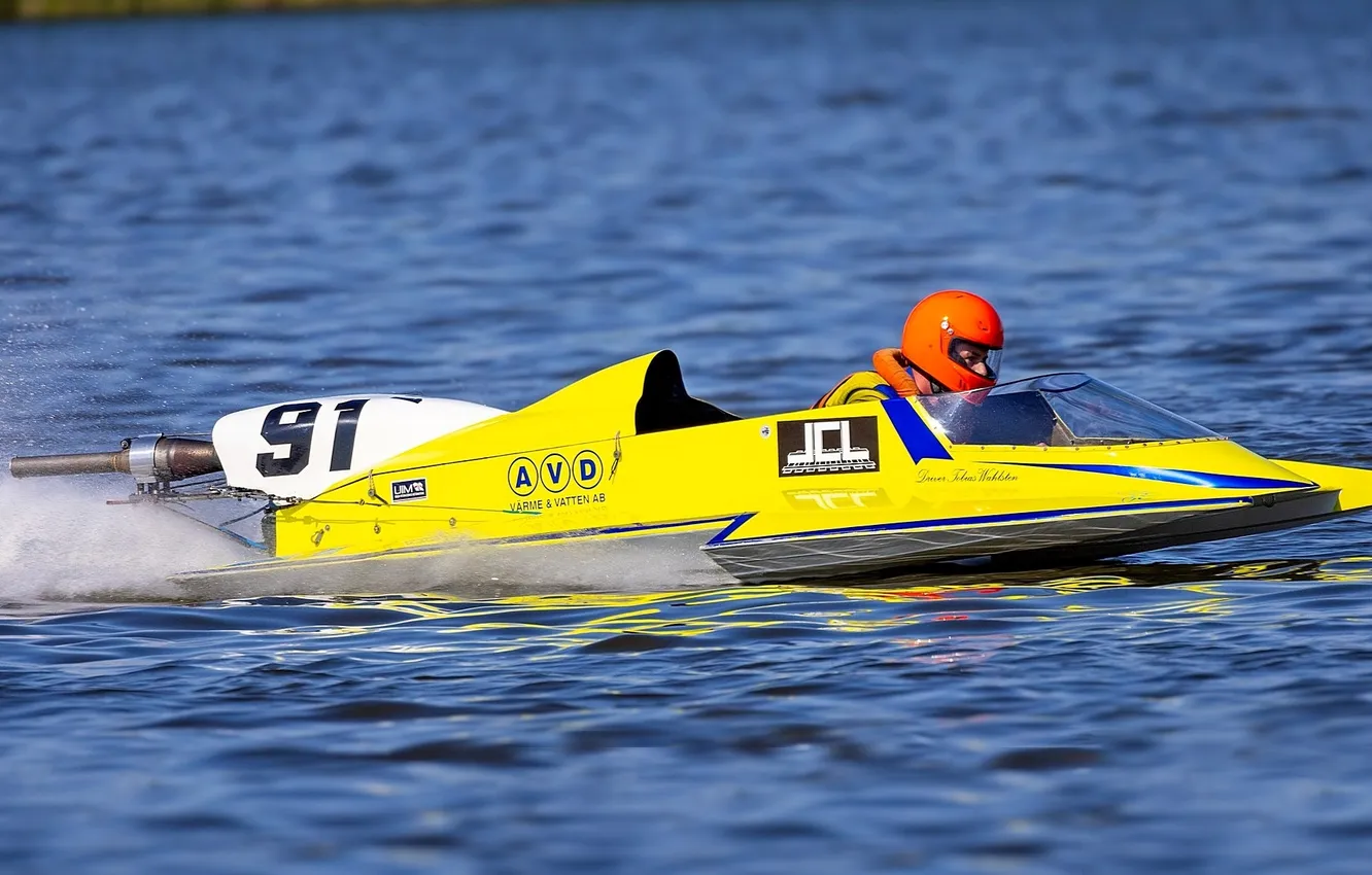 Photo wallpaper race, boat, speed