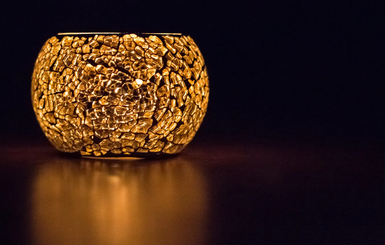 Photo wallpaper light, lamp, night light