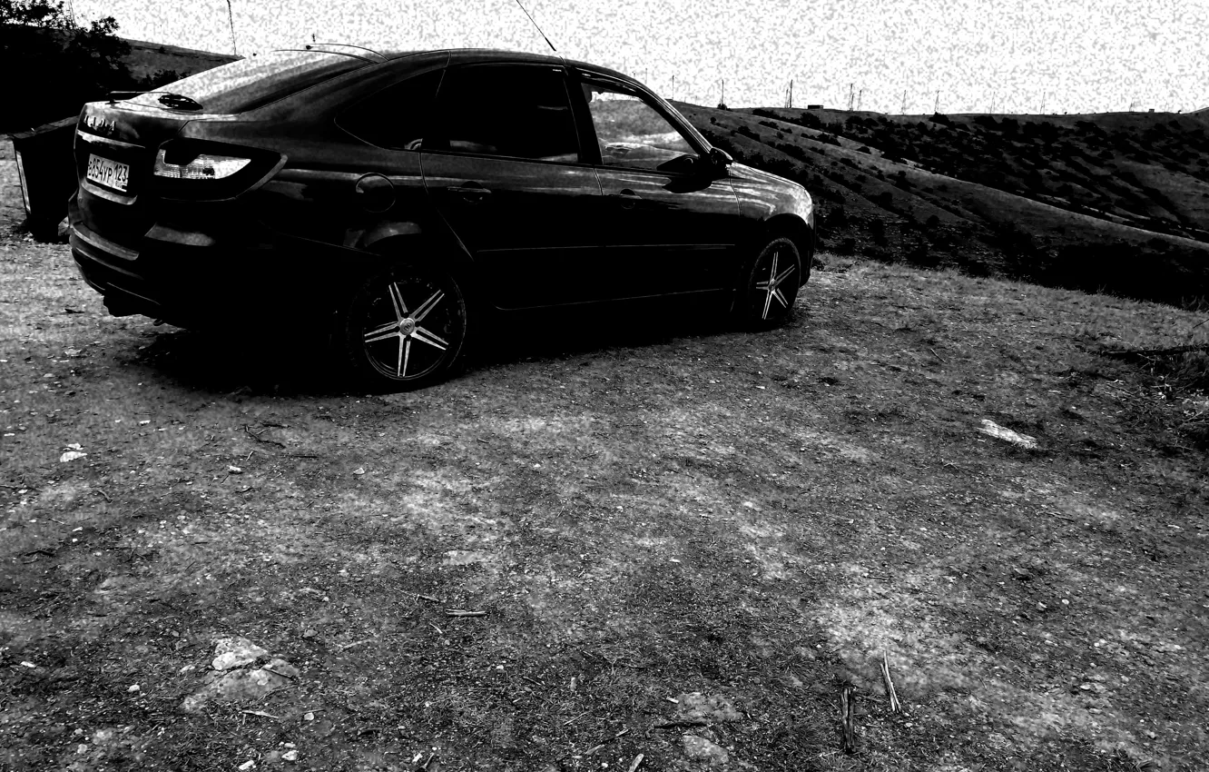 Photo wallpaper Lada, Granta, Liftback, Grant FL