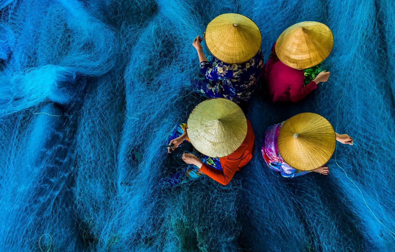 Photo wallpaper network, people, hat