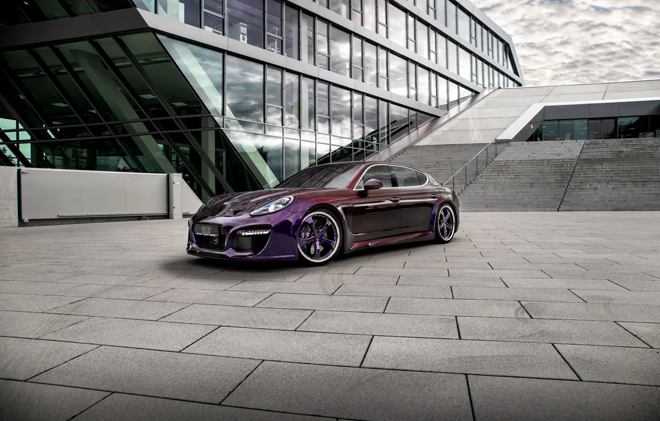 Photo wallpaper Porsche, area, Panamera, Grand, TechArt