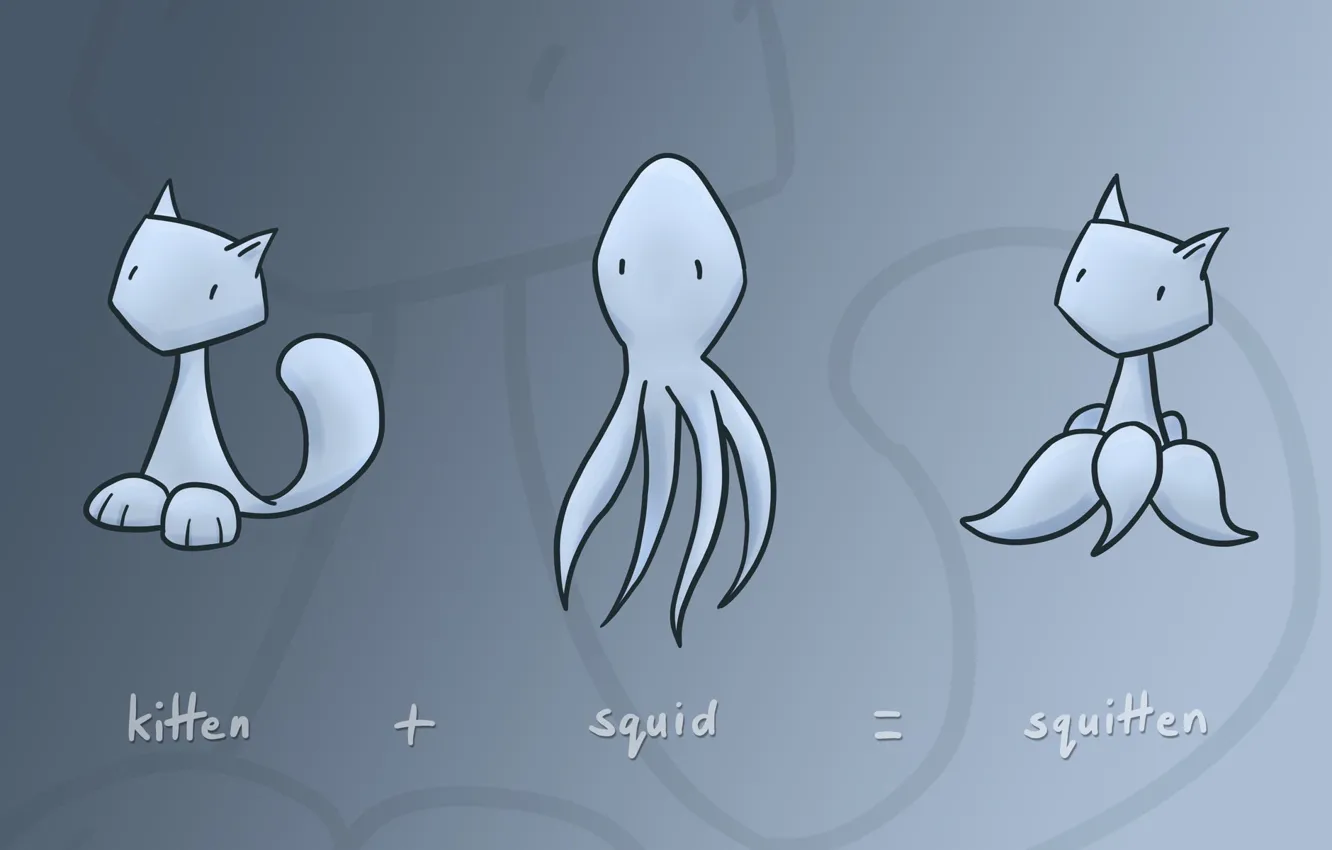 Photo wallpaper minimalism, vector, humor