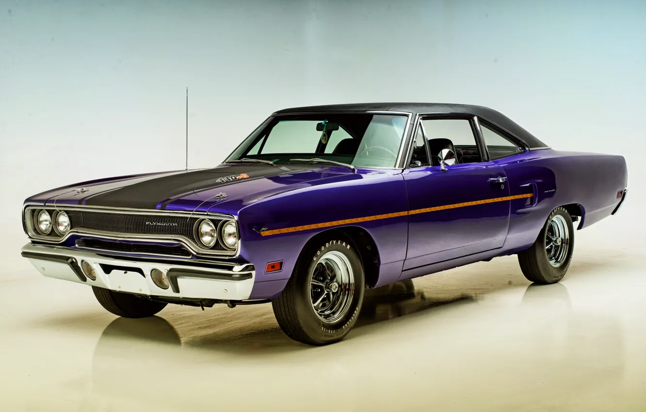 Photo wallpaper coupe, Coupe, 1970, Plymouth, Plymouth, Road Runner, road runner