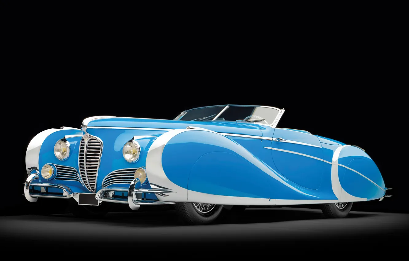 Photo wallpaper retro, car, Delahaye