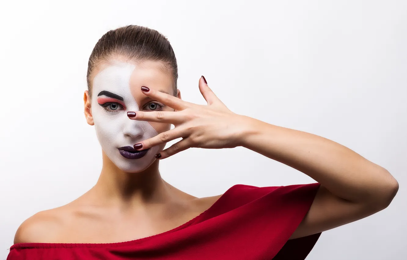 Photo wallpaper pose, background, Daniela