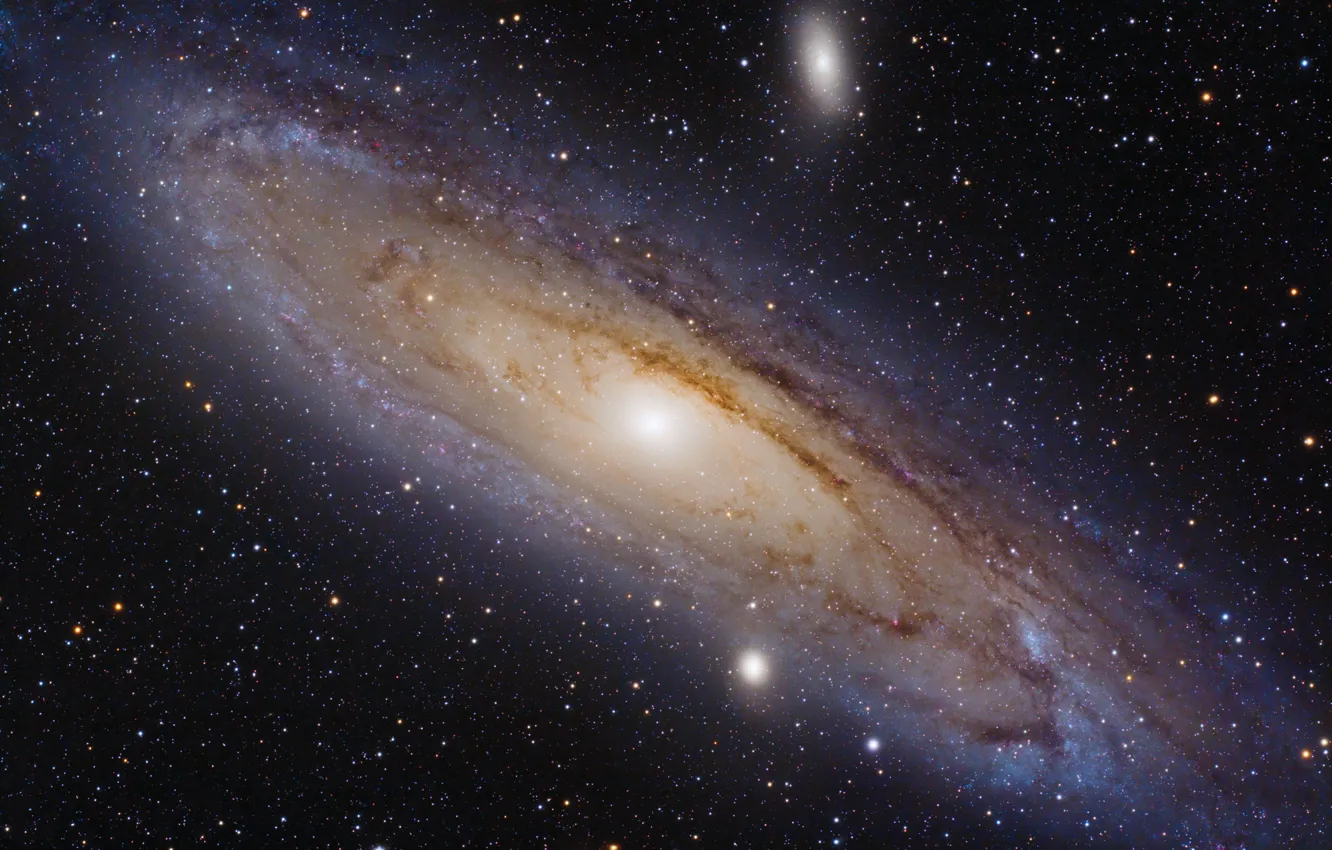 Photo wallpaper Andromeda, Galaxy, spiral, M31