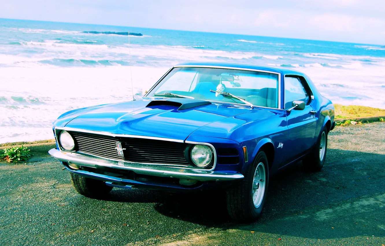 Photo wallpaper mustang, ford, 1970